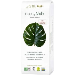 Naty Incontinence Pads Mini for Women – for Sensitive Bladder, Absorbent and Discreet Pads (20 Count)(Extra (10 Count))