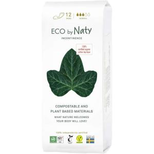 Naty Incontinence Pads Mini for Women – for Sensitive Bladder, Absorbent and Discreet Pads (20 Count)(Normal (12 Count))