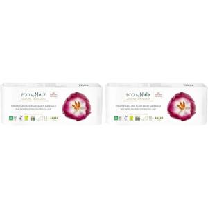 Naty Maternity Pads with Wings |100% certified organic cotton top sheet | Certified skin-safe | Soft Postpartum Sanitary Pads for after Birth, 0% plastic on skin, Fragrance free & Absorbent | 10 count(White)